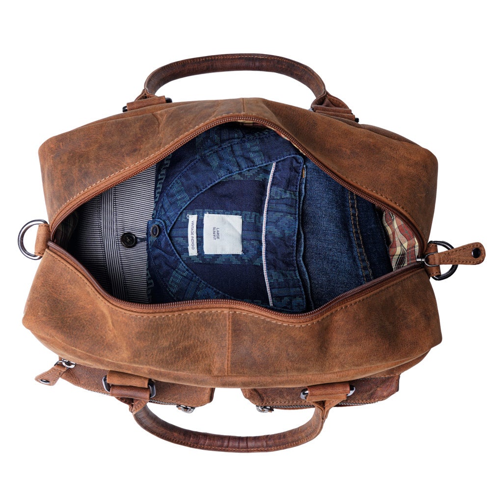 Vintage Duffle Bag Carmine Juniper