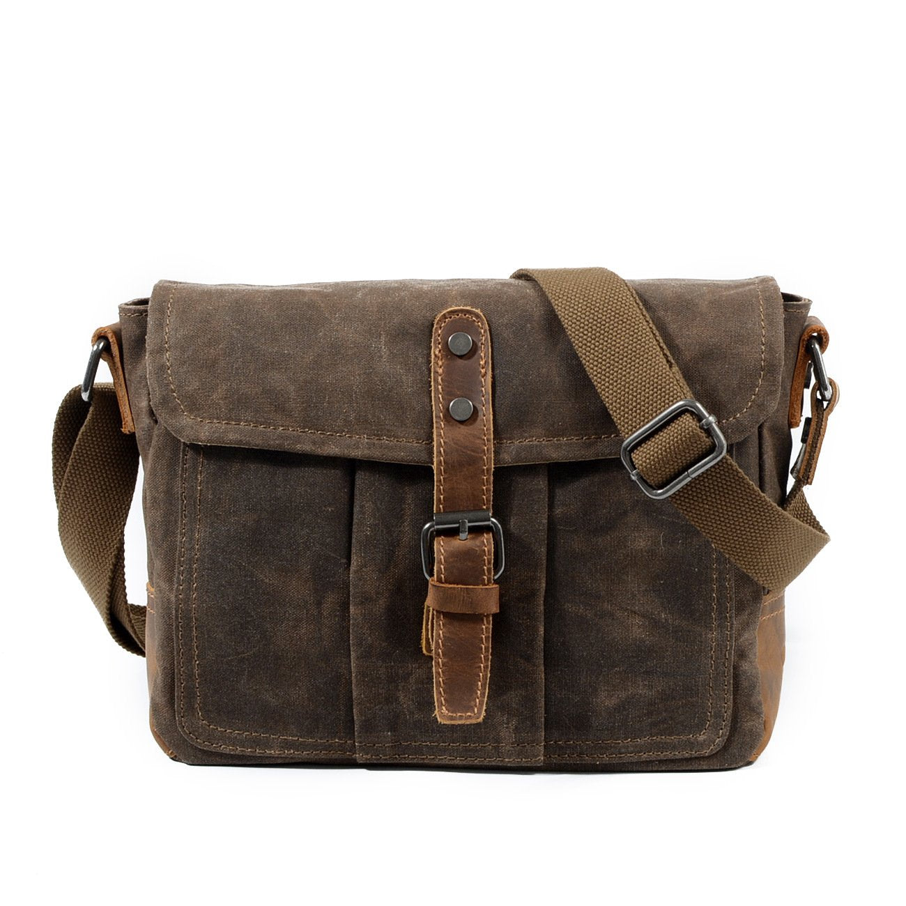 High Quality Casual Canvas Messenger Bag For Men Maroon Asteria