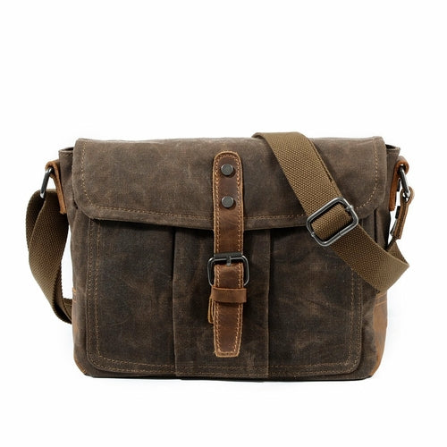 High Quality Casual Canvas Messenger Bag For Men Maroon Asteria
