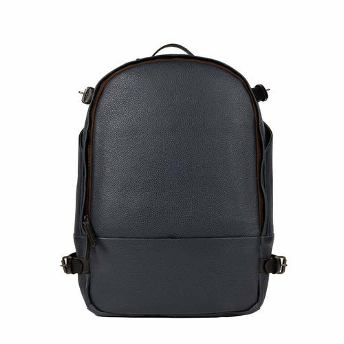 Mustang Leather Backpack Cyan Beech