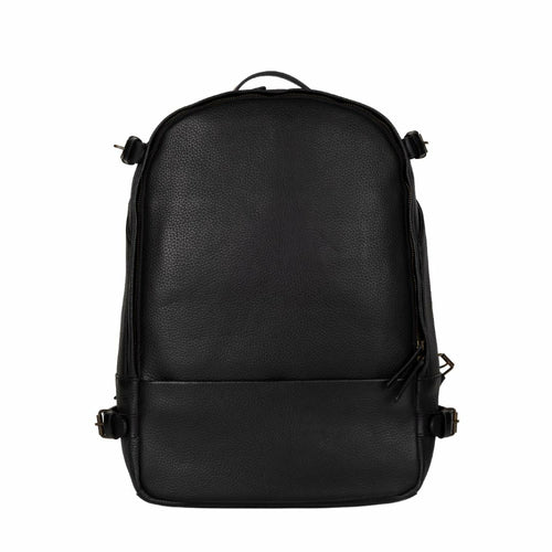 Mustang Leather Backpack Cyan Beech