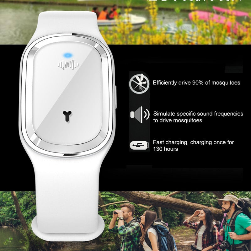 Outdoor Ultrasonic Mosquito Repellent For Children Adults Maroon Asteria
