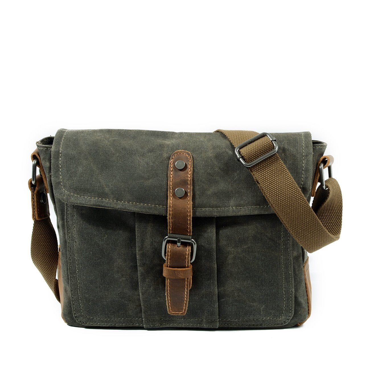 High Quality Casual Canvas Messenger Bag For Men Maroon Asteria