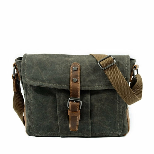 High Quality Casual Canvas Messenger Bag For Men Maroon Asteria
