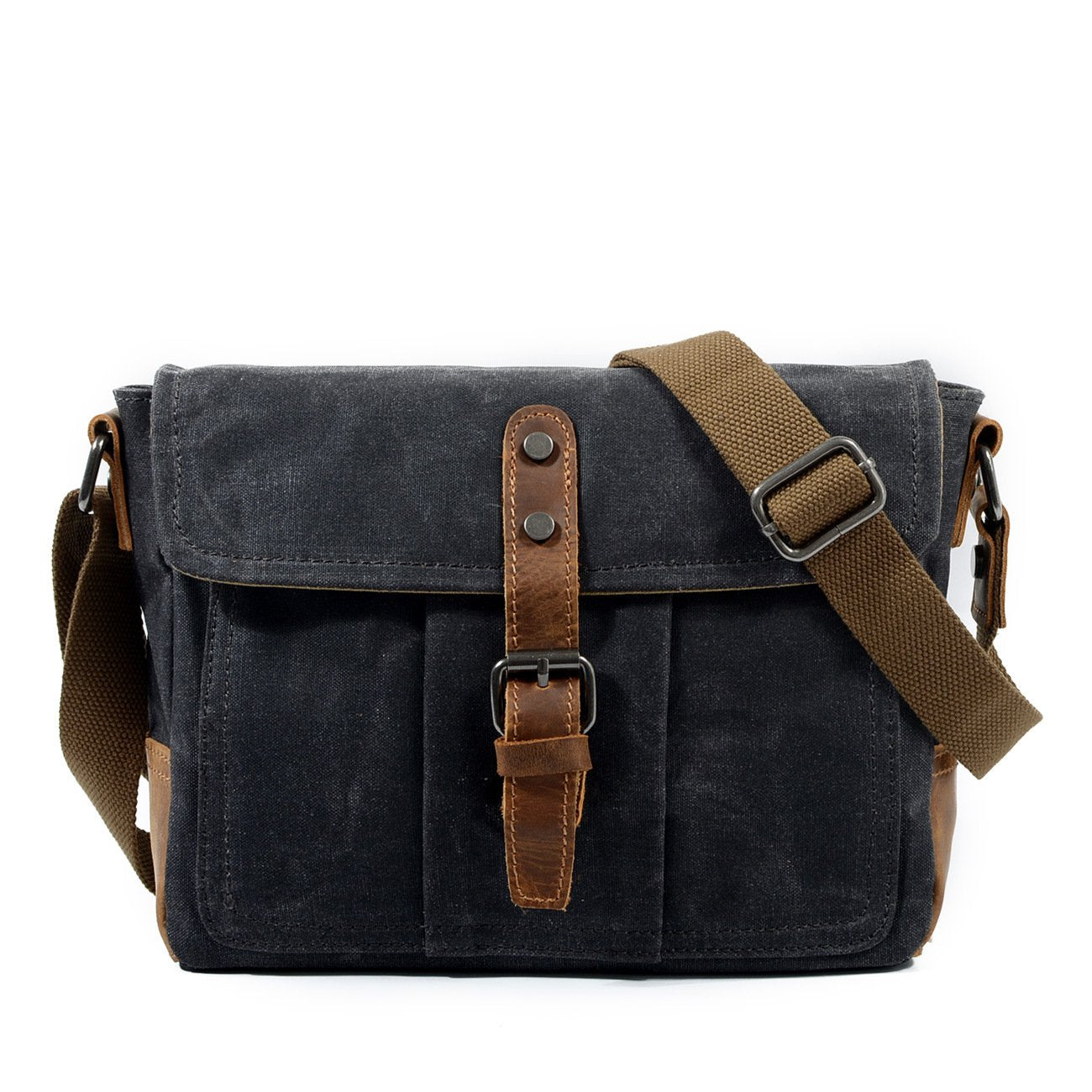 High Quality Casual Canvas Messenger Bag For Men Maroon Asteria