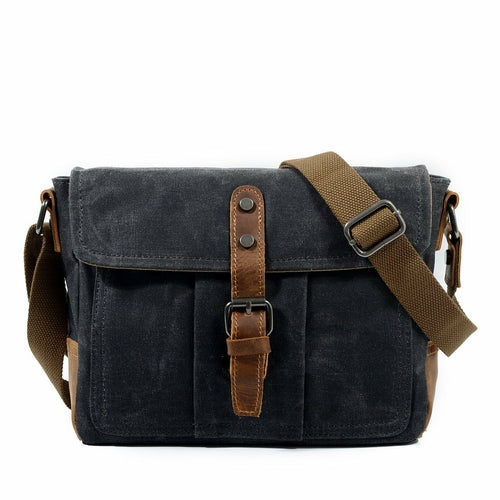 High Quality Casual Canvas Messenger Bag For Men Maroon Asteria