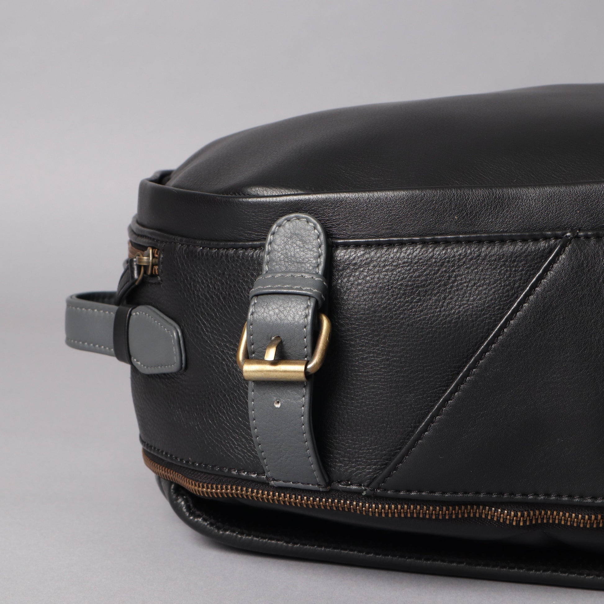 Mustang Leather Backpack Cyan Beech