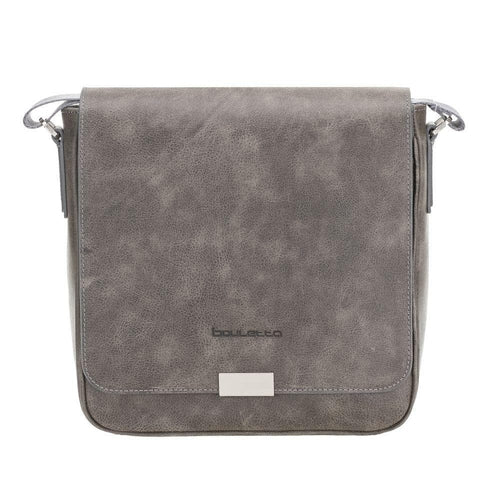 Calisto Handmade Genuine Leather Shoulder Strap Messenger Bags Silver Epimetheus