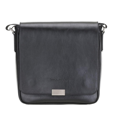 Calisto Handmade Genuine Leather Shoulder Strap Messenger Bags Silver Epimetheus