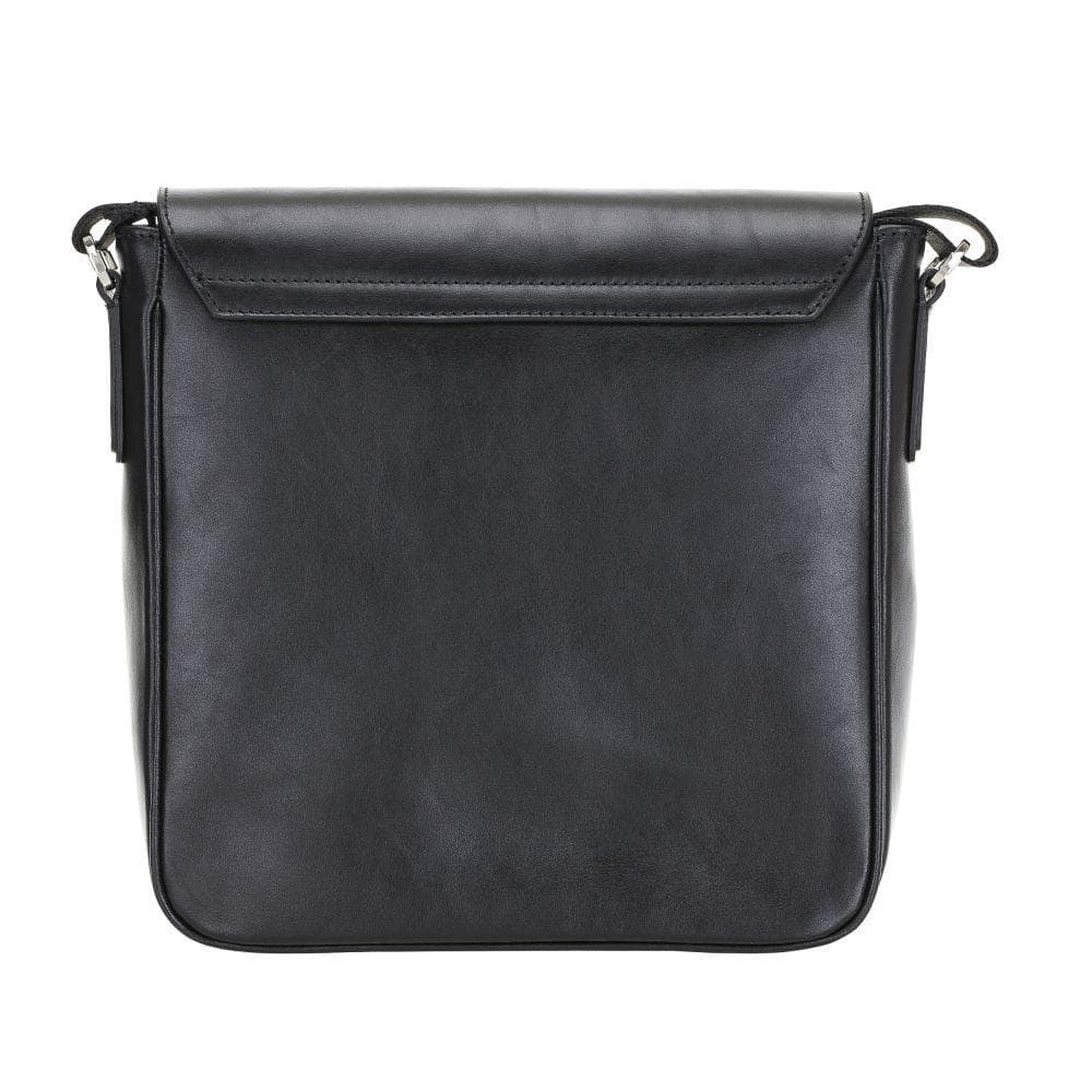 Calisto Handmade Genuine Leather Shoulder Strap Messenger Bags Silver Epimetheus