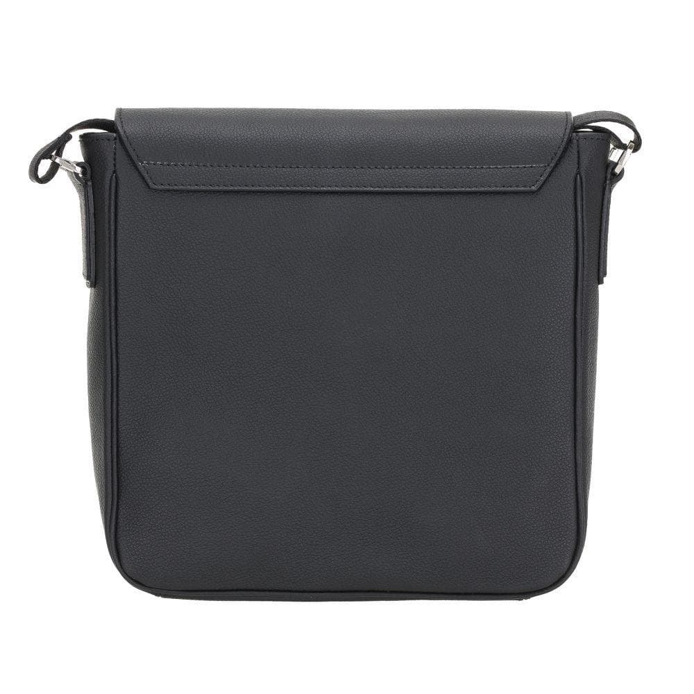 Calisto Handmade Genuine Leather Shoulder Strap Messenger Bags Silver Epimetheus