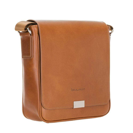 Calisto Handmade Genuine Leather Shoulder Strap Messenger Bags Silver Epimetheus