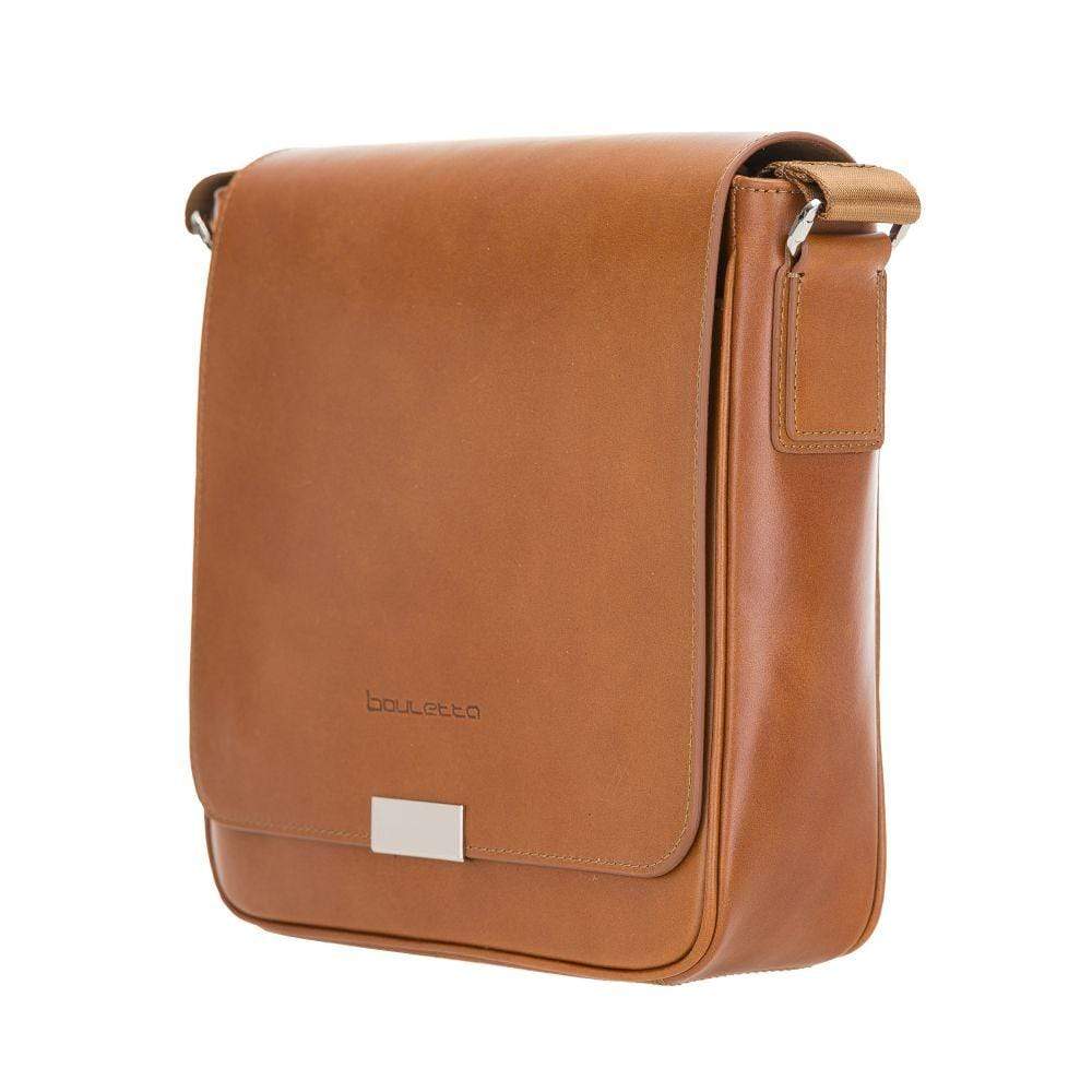 Calisto Handmade Genuine Leather Shoulder Strap Messenger Bags Silver Epimetheus