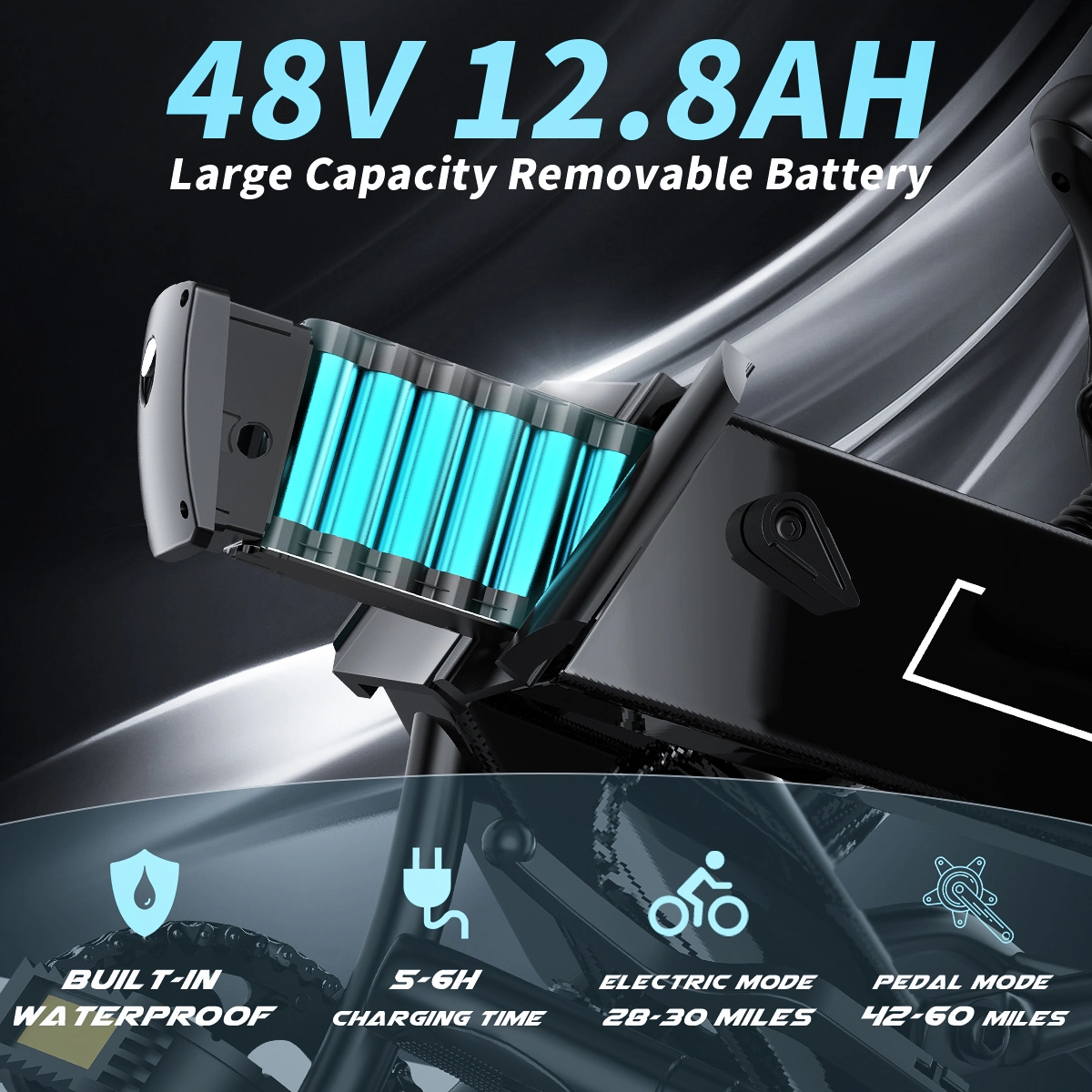 NXB 750W Fat Tire Electric Mountain Bike