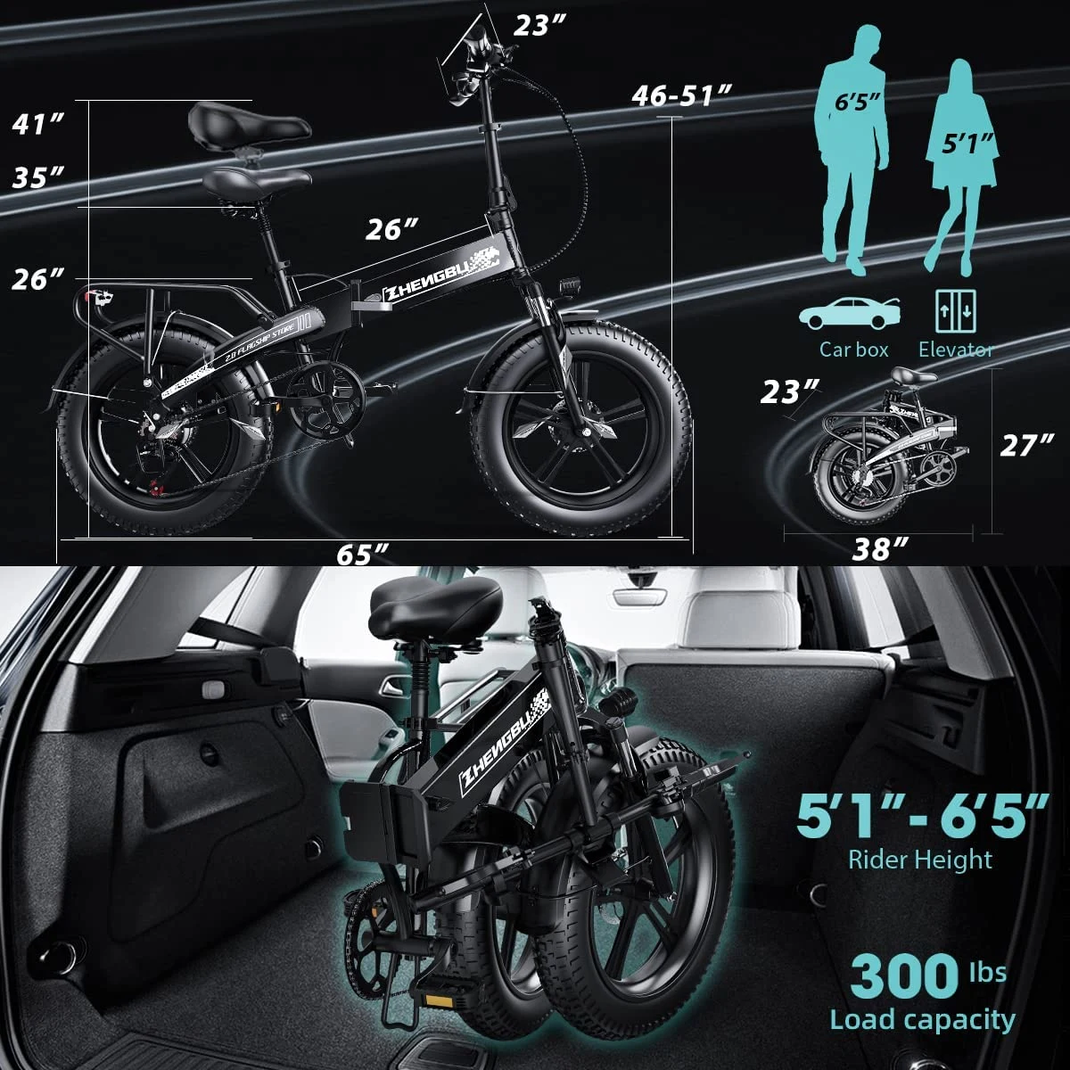 NXB 750W Fat Tire Electric Mountain Bike
