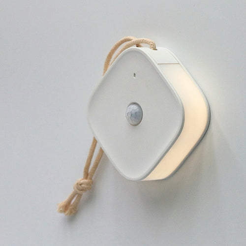 LED Night Wall Lamp Motion Sensor Human Induction Light Maroon Asteria