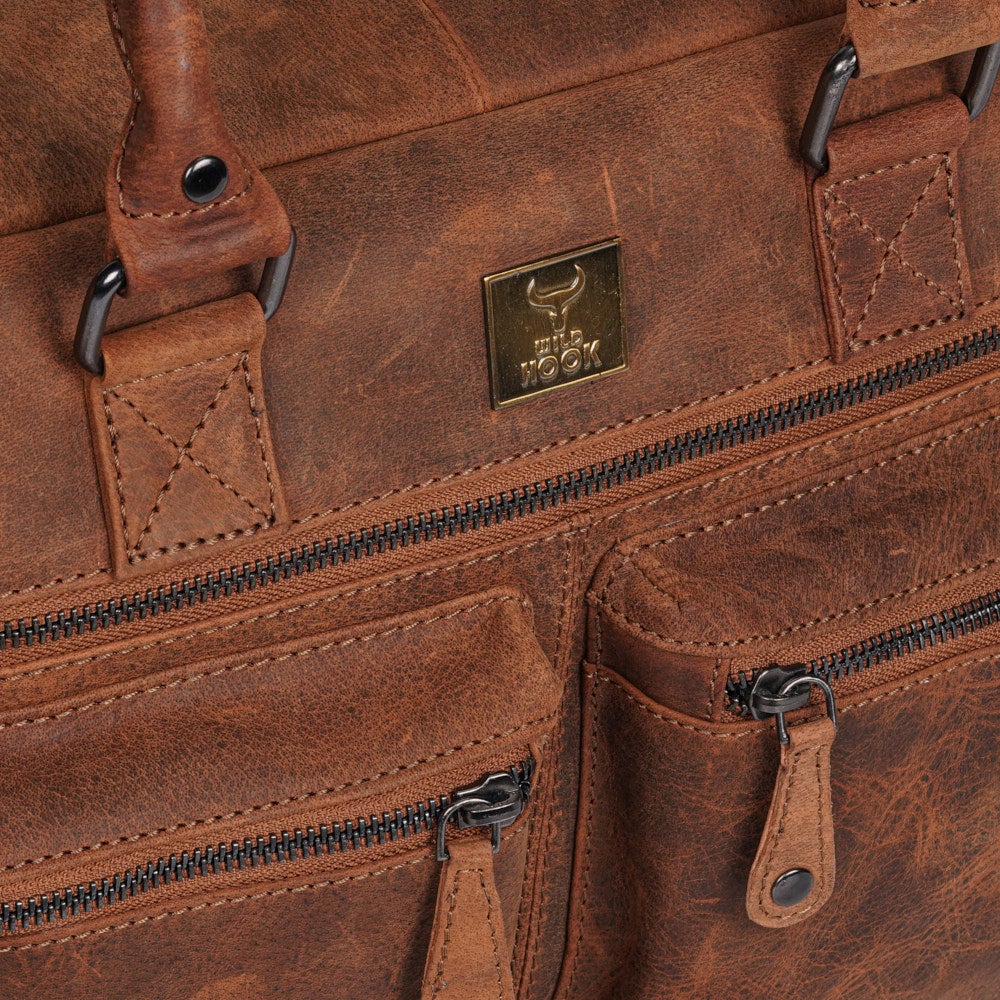 Vintage Duffle Bag Carmine Juniper